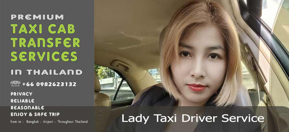 Private Taxi Lady Driver Service Bangkok Thailand